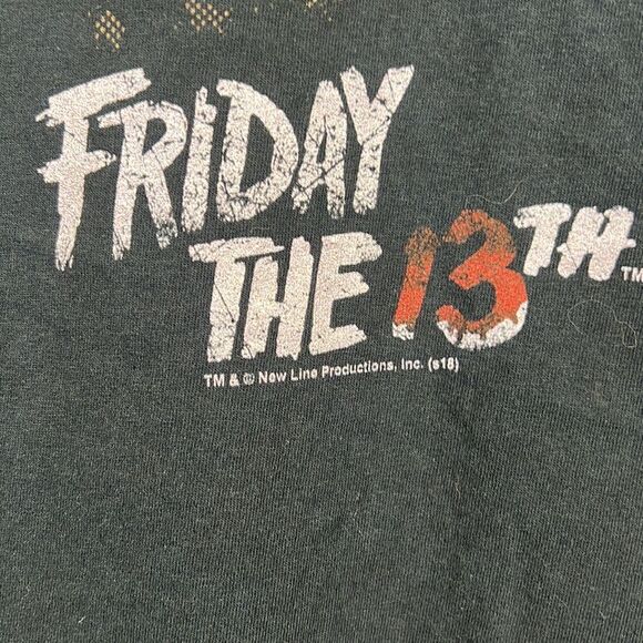 🔥 FRIDAY THE 13th JASON Movie Promo Tee - Horror Halloween t-shirt - Sz XL -EUC - Picture 4 of 8